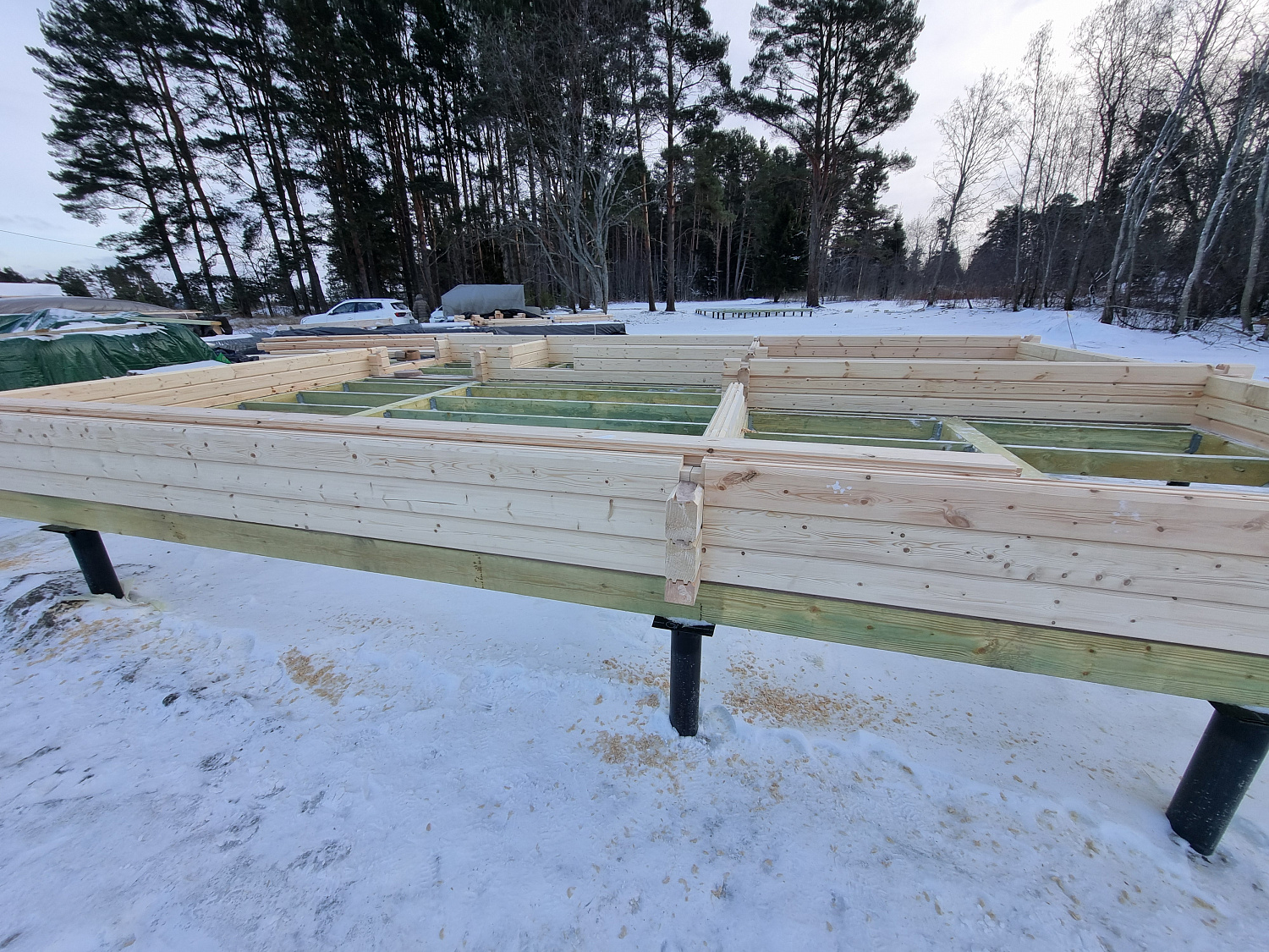 Дом из бруса, 53,39 м²