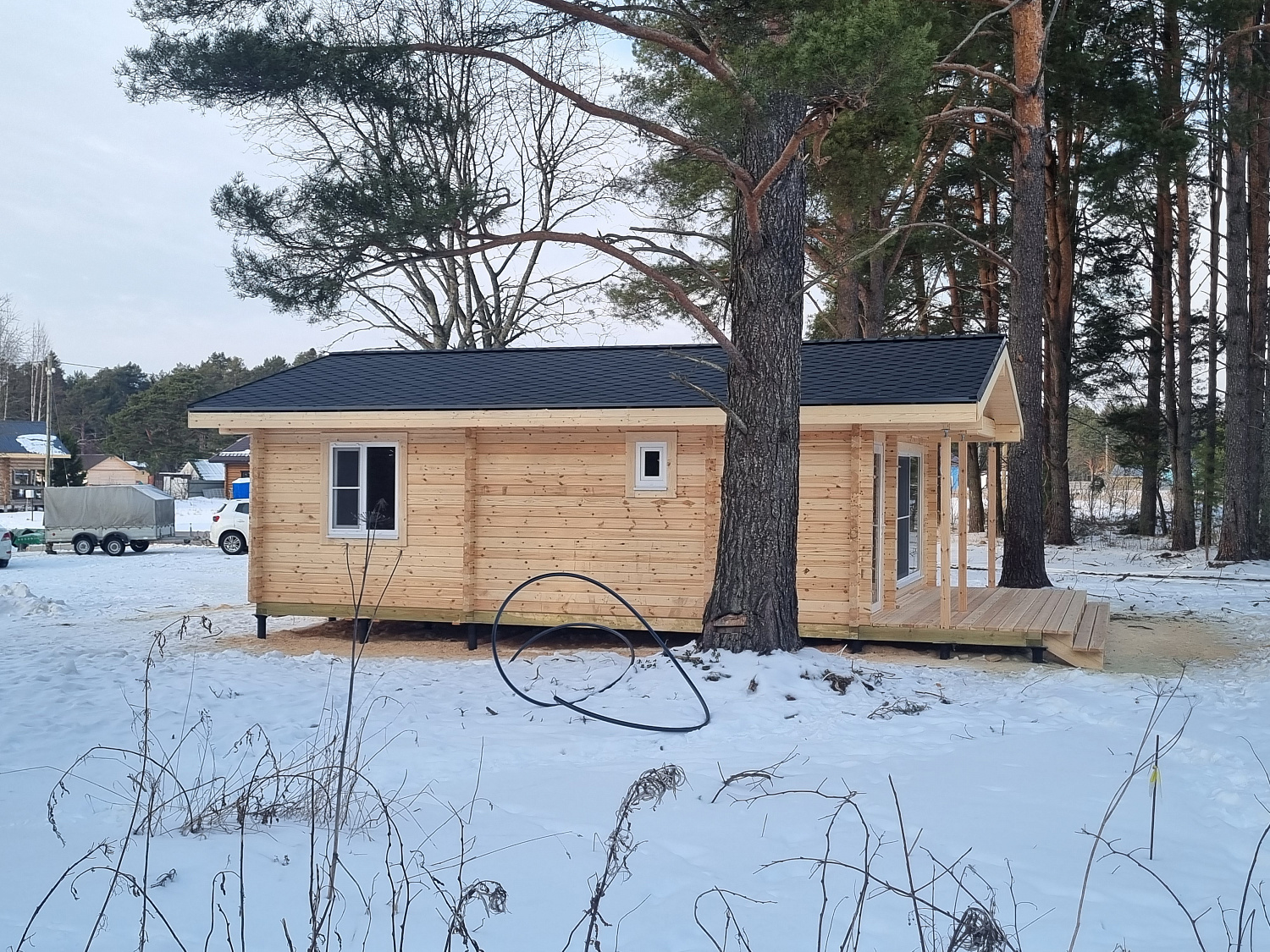 Дом из бруса, 53,39 м²