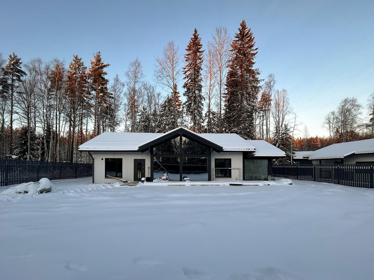Каркасный дом «Варкаус», 117,6 м²