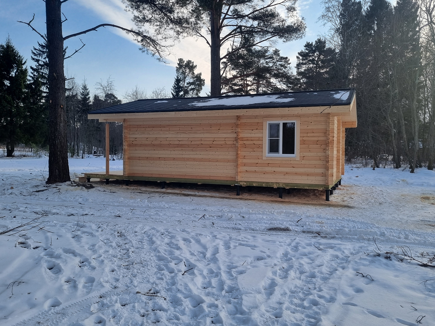Дом из бруса, 53,39 м²
