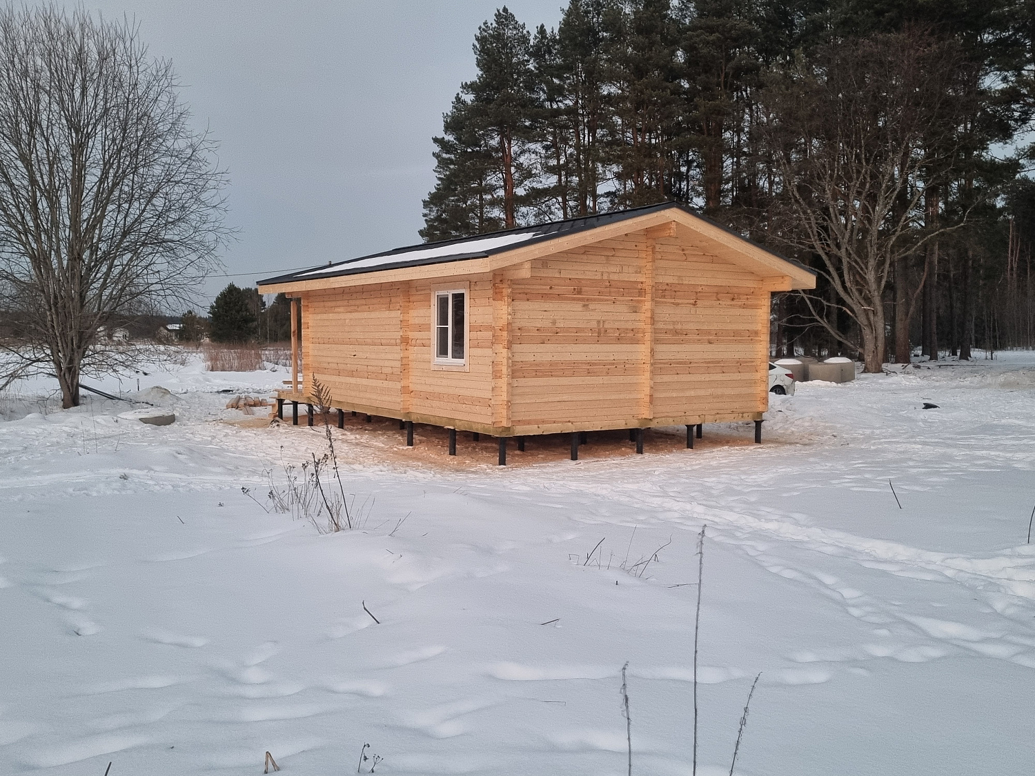 Дом из бруса, 53,39 м²