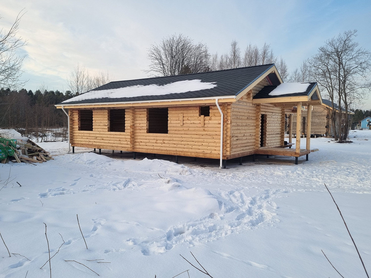 Дом из бруса, 53,39 м²