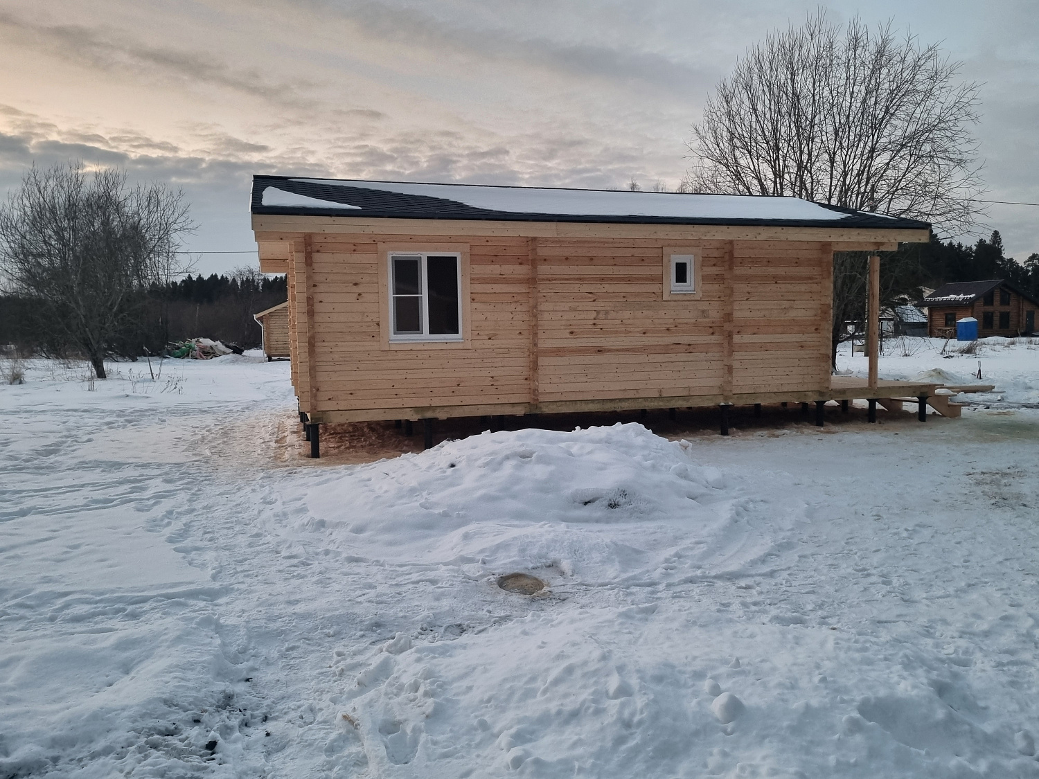 Дом из бруса, 53,39 м²