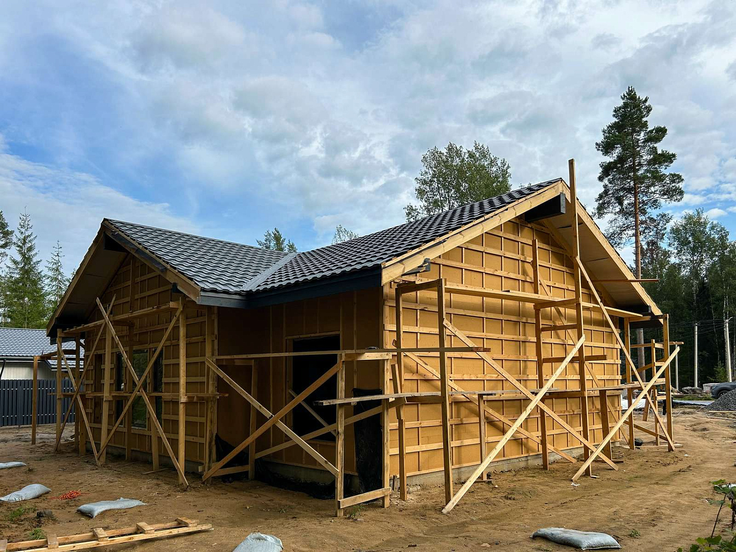 Каркасный дом «Варкаус», 117,6 м²