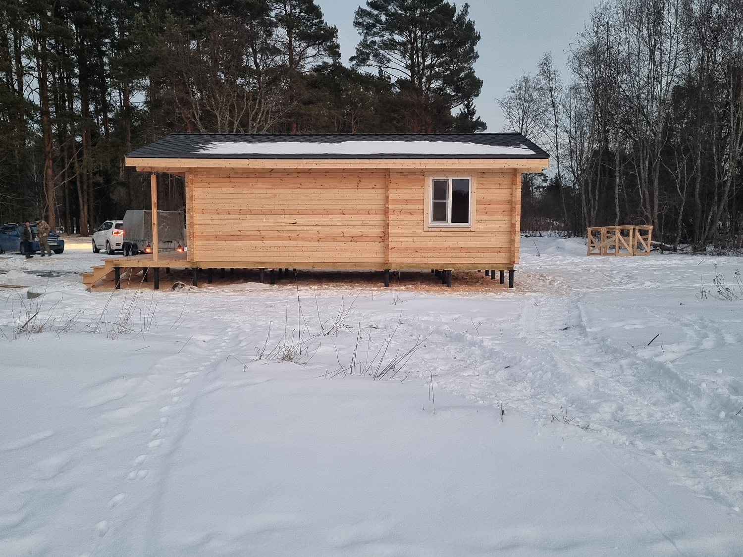 Дом из бруса, 53,39 м²