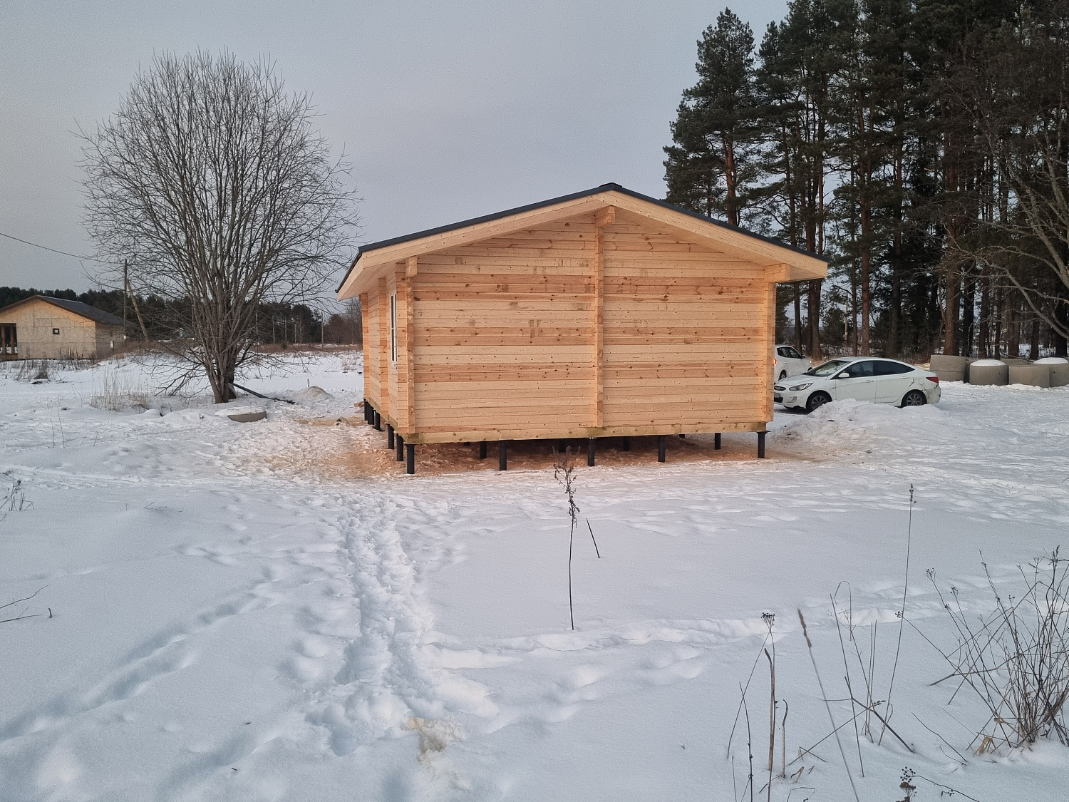 Дом из бруса, 53,39 м²