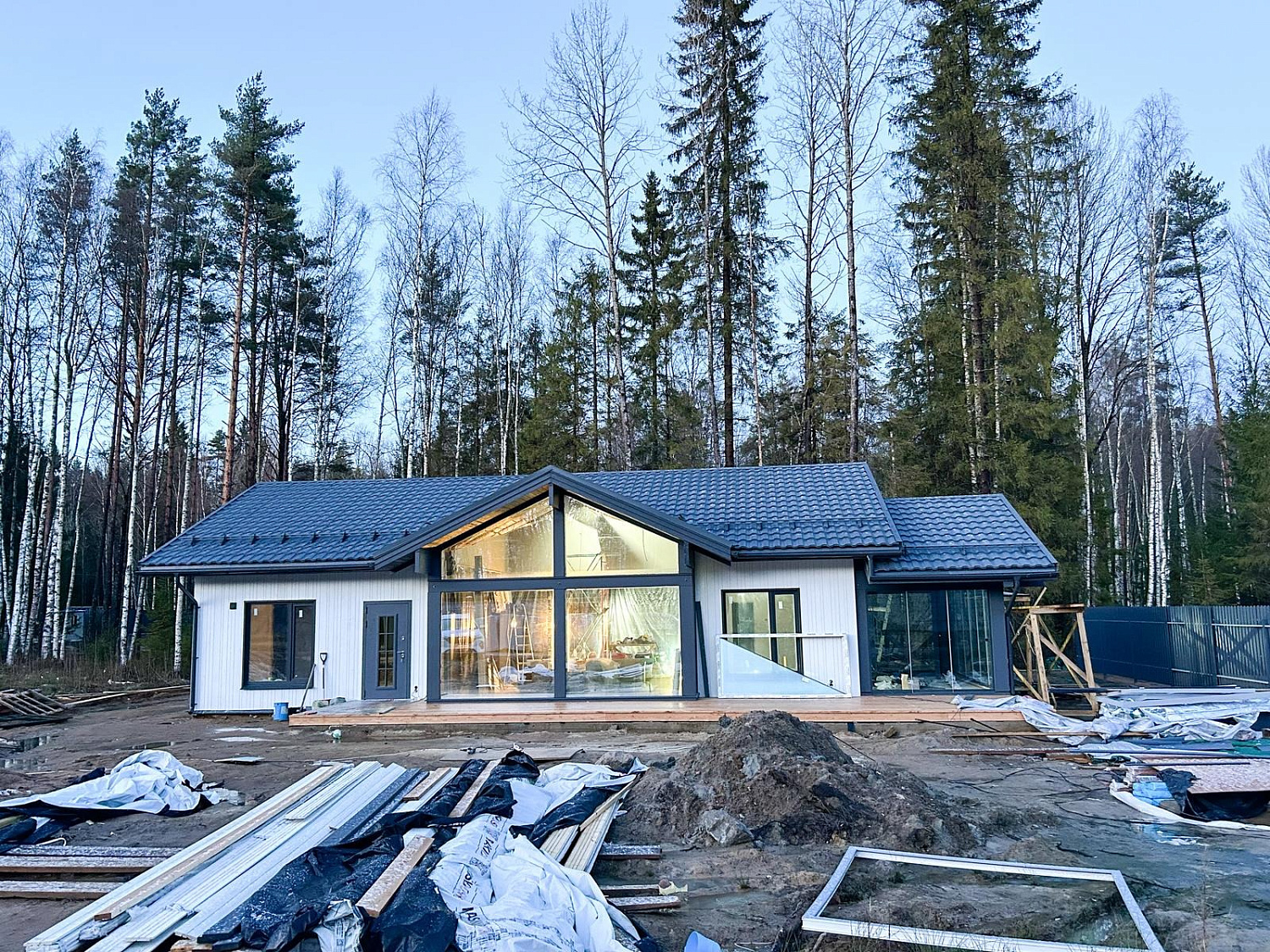 Каркасный дом «Варкаус», 117,6 м²