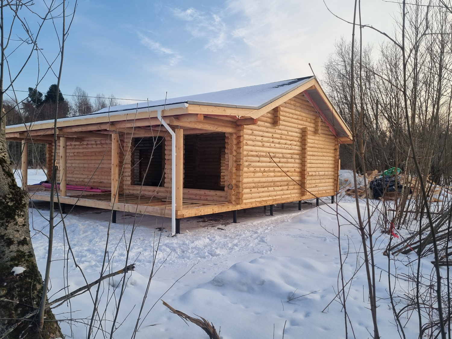 Дом из бруса, 53,39 м²
