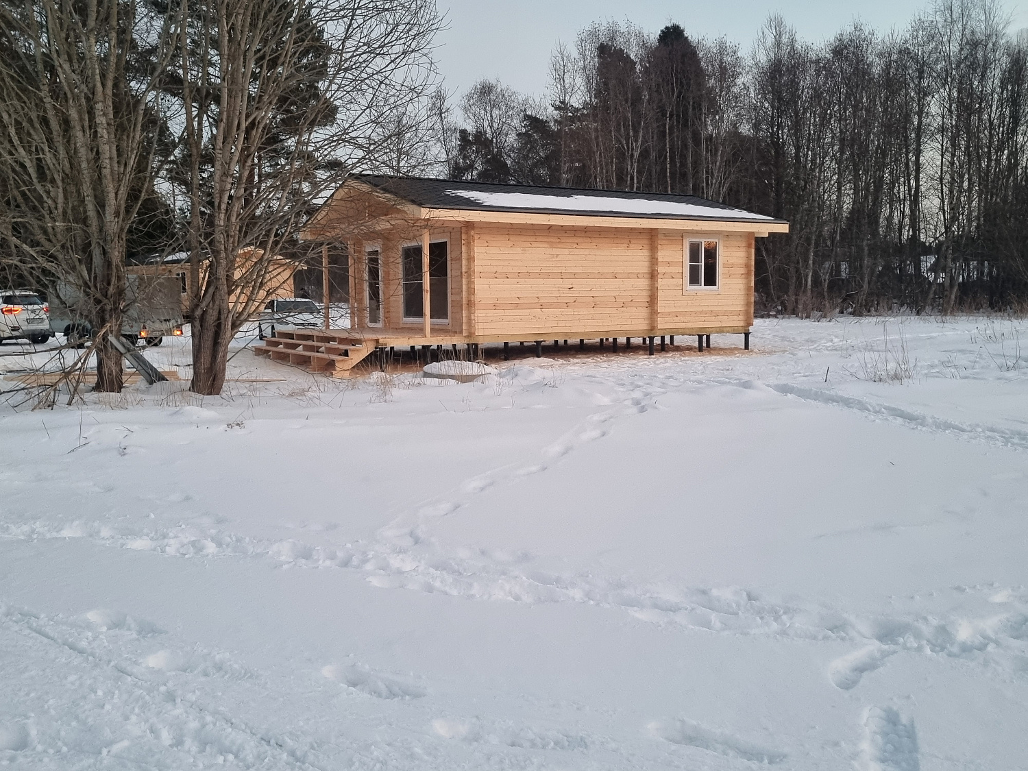 Дом из бруса, 53,39 м²