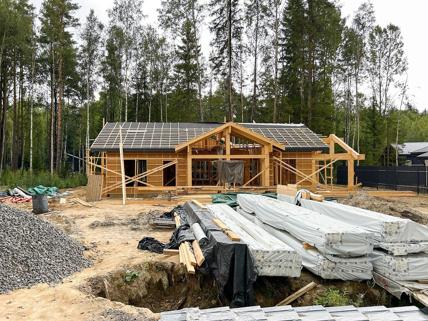 Каркасный дом «Варкаус», 117,6 м²