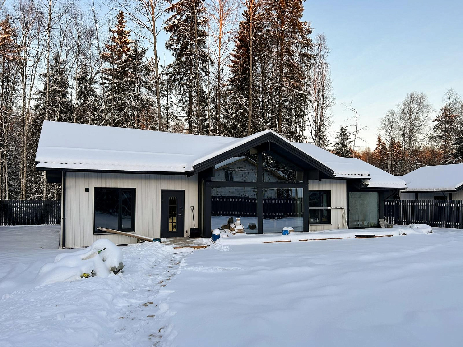 Каркасный дом «Варкаус», 117,6 м²
