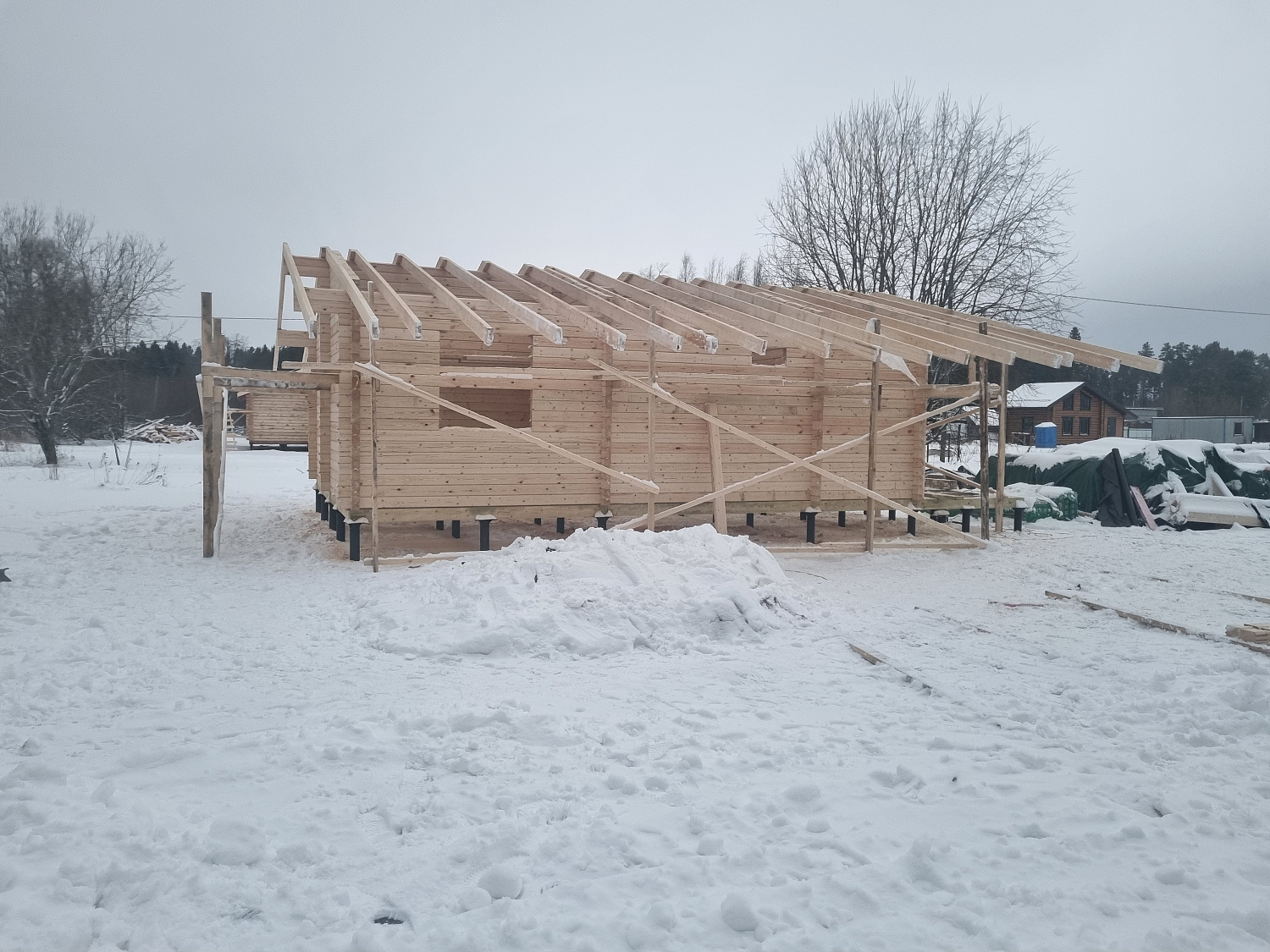 Дом из бруса, 53,39 м²