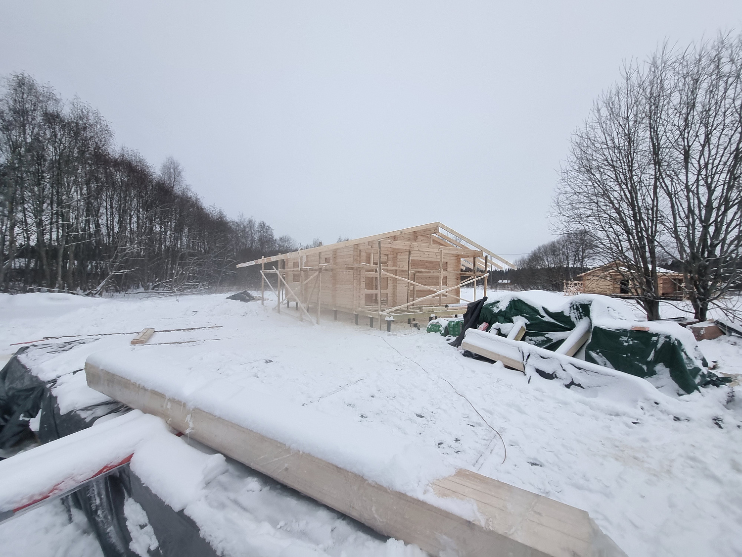 Дом из бруса, 53,39 м²