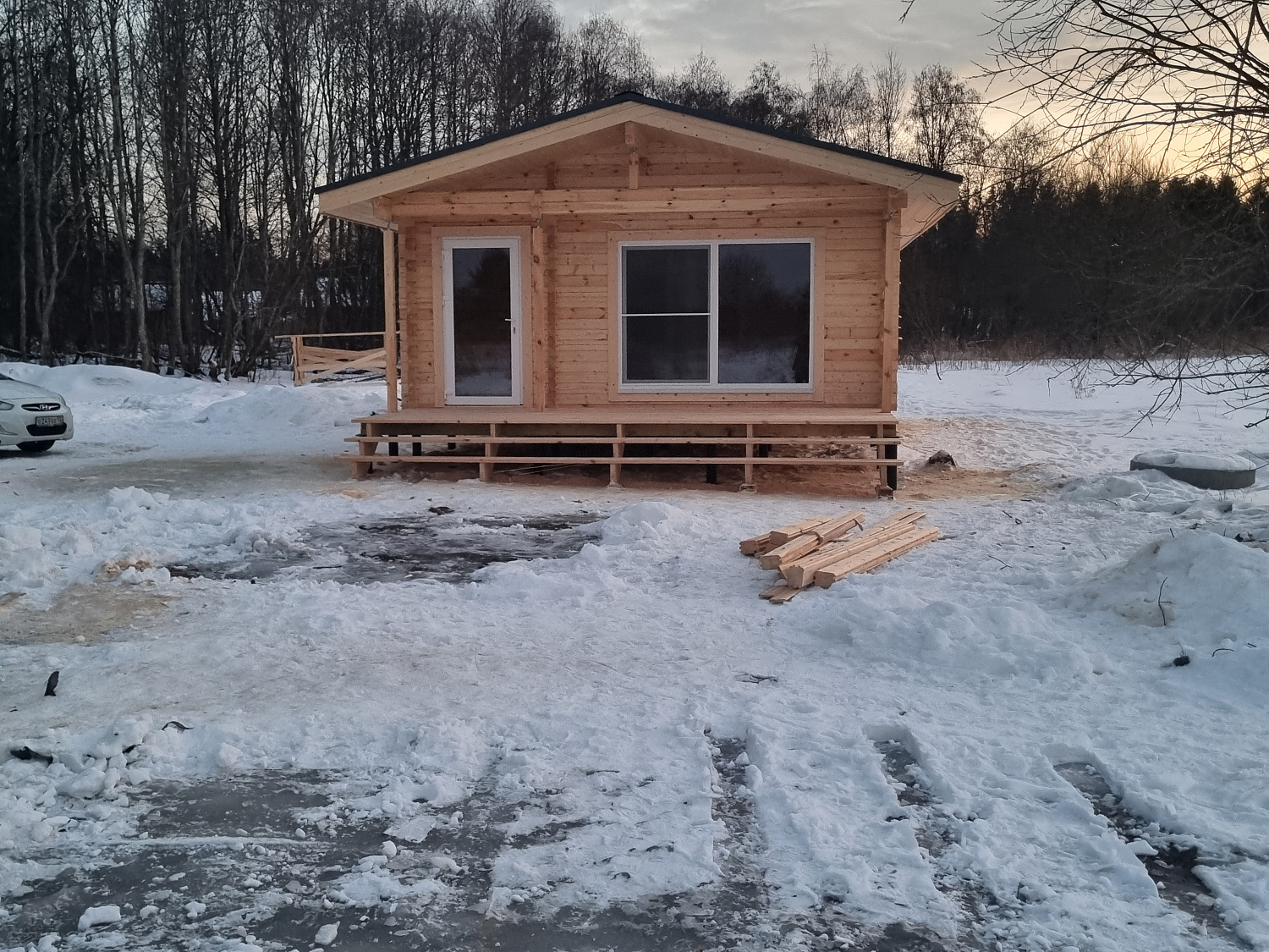 Дом из бруса, 53,39 м²