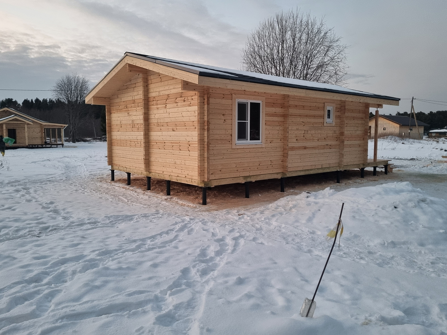 Дом из бруса, 53,39 м²