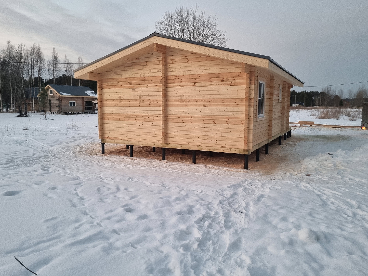 Дом из бруса, 53,39 м²