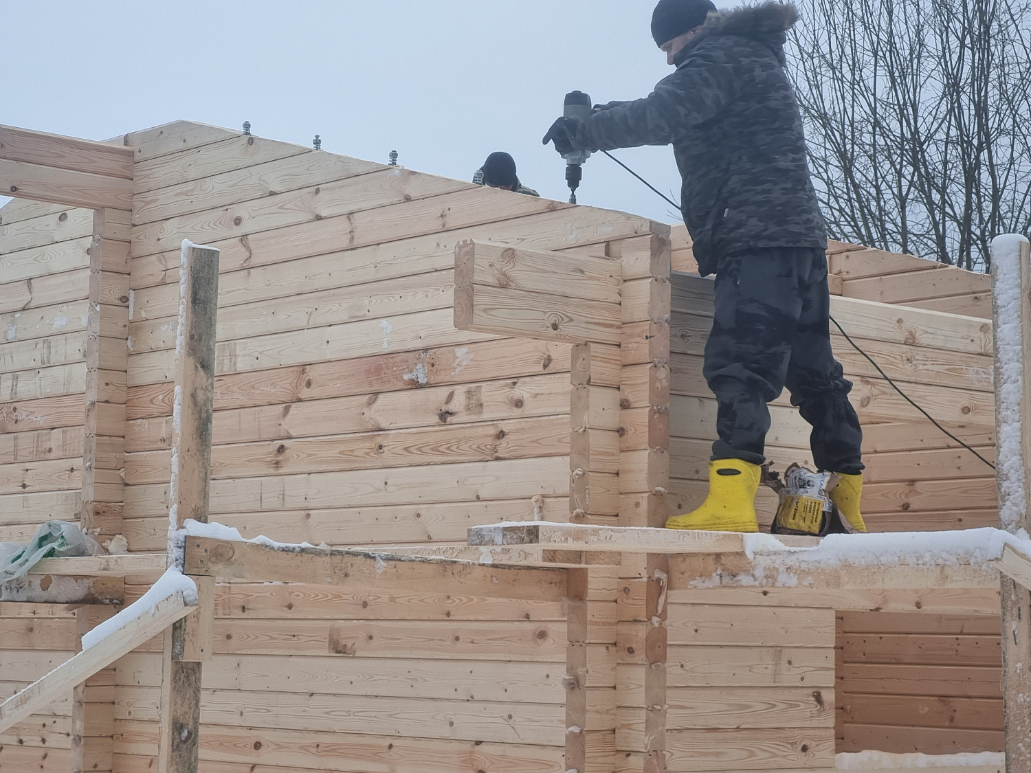 Дом из бруса, 53,39 м²